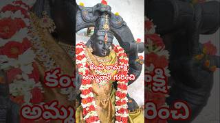 కంచి కామాక్షి అమ్మవారి ఆలయం గురించి. #reels #chagantipravachanam #shots #amma #devotional #temples