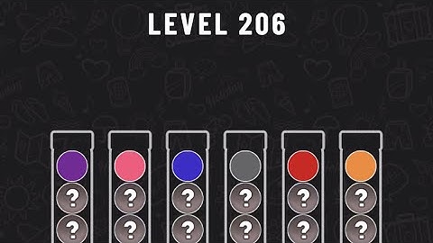 Ball Sort Puzzle Level 206 #ballsortpuzzle #ballsortpuzzlegameplay #puzzlegame #mobilegames