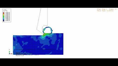 Orthognal cutting Abaqus.avi
