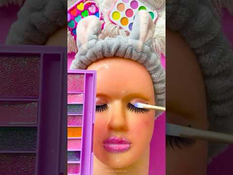 ASMR Satisfying with Unboxing & Review Mannequin Makeup Palette Colors Skincare Sounds Video Fast