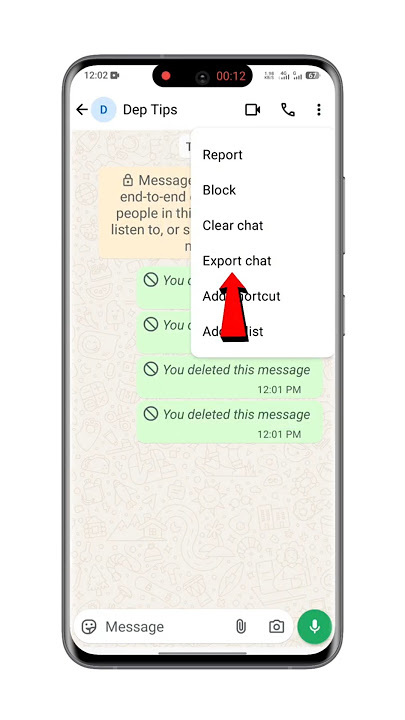 Whatsapp Chat Export Kaise Kare: 🫣