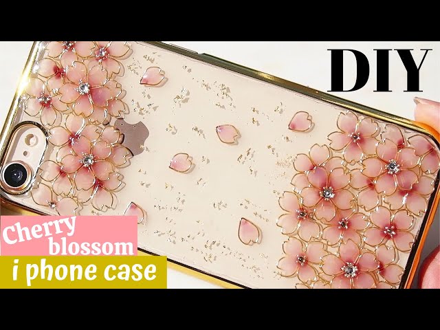 【UVレジン】桜を届けたい/桜のiPhoneケース/DIY/Making a Cherry blossom phone case