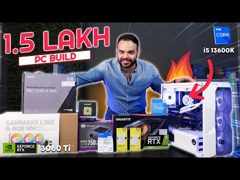 Rs 1.5 Lakh Intel 13th Gen 3D Rendering & Gaming PC Build | Intel i5 13600K & RTX 3060Ti #pcbuild