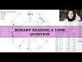 HORARY ASTROLOGY RELATIONSHIP LOVE QUESTION