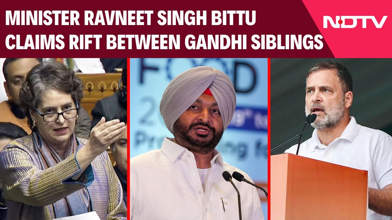 Rahul Gandhi News | Union Minister Alleges Gandhi Sibling Rift: ‘Nothing Great Between Them’