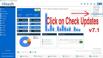 How to update Hitech BillSoft v7.1