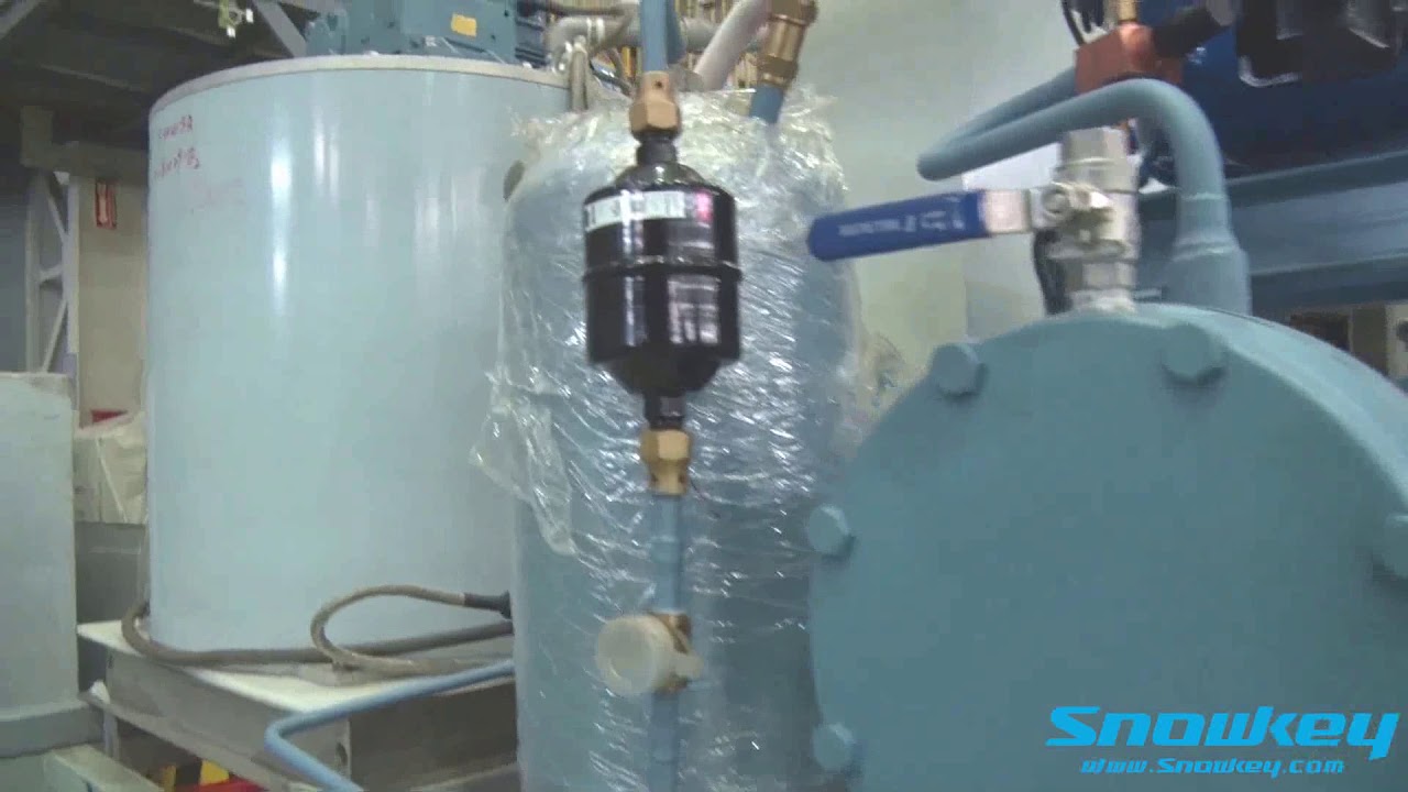 Slurry ice machine - YouTube