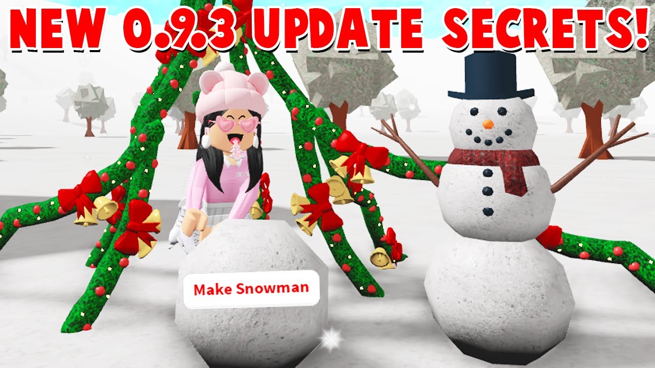 NEW Bloxburg Christmas Update SECRETS You Didn't Know! (Roblox) YouTube