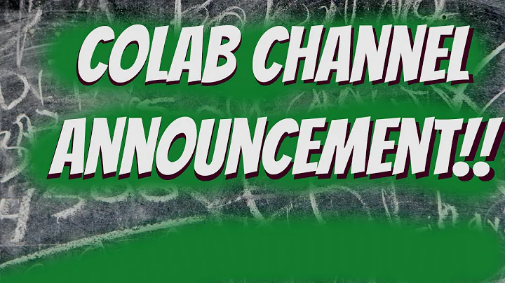 Announcing Colab Channel with @WeselyGW Come Visit!