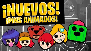 ¡PINS ANIMADOS! Nita, Jessie, Bibi, Pam, Piper y SPIKE!!! | Sneak Peeks Brawl Stars