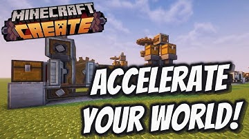 9 Quick and Easy Machines You NEED in Minecraft Create Mod!