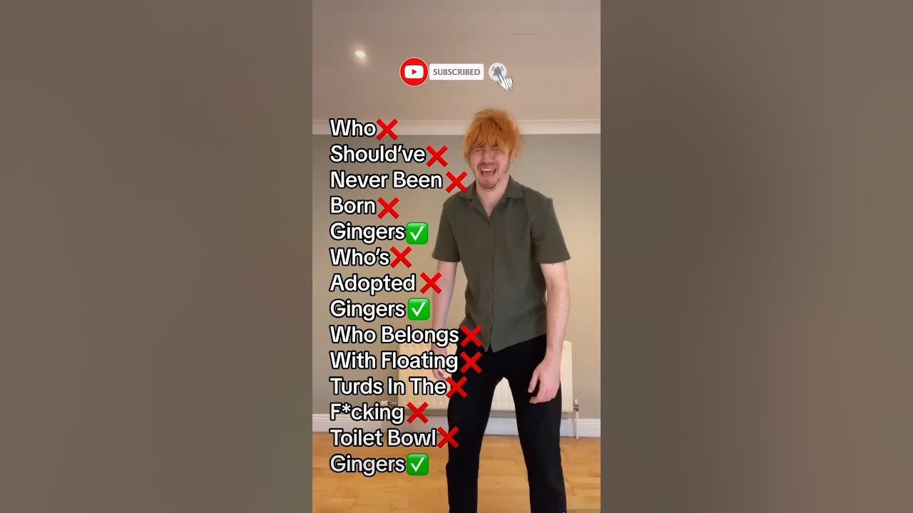 The Gingers Song π§βπ¦° The Gingers Song π§βπ¦°