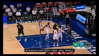 Celebrity Mike Breen called Tacko Fall, “Taco Bell.” Clyde: “You must be hungry, bro.” Wealth