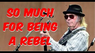 Neil Young Decides He Needs His Money More Than His Principles