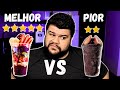 Aa melhor vs pior avaliado do app