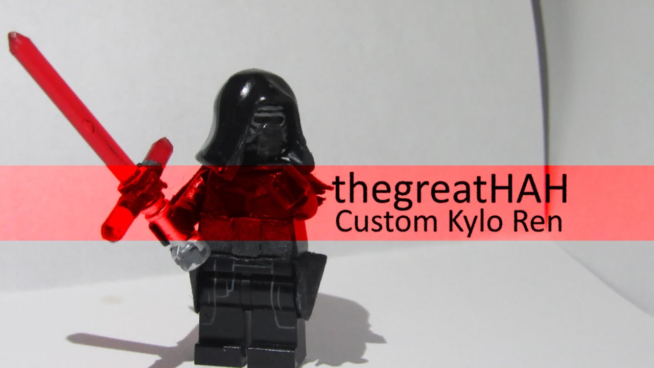 Custom LEGO Kylo Ren Showcase [OUTDATED] - YouTube