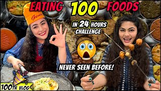 We Ate 100 Food Dishes In 24 Hours Food Challenge 100 Dishes - Pass Or Fail? Thakur Sisters