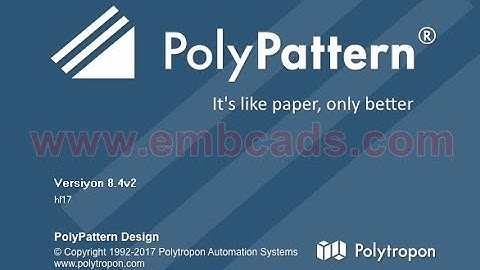 PolyPattern 8.4v2 With Auto Marker Work Windows 10-8-7 32Bir 64Bit | Turkish Language|