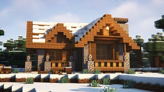 Minecraft How to Build | ⛄ Cozy Winter House! Tutorial by MadenPlay 1,370 views 4 months ago 19 minutes