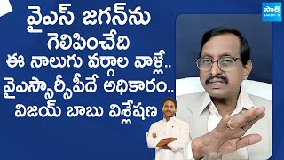 Analyst Vijay Babu Analysis On AP Elections Results | CM YS Jagan | YSRCP |@SakshiTVLIVE