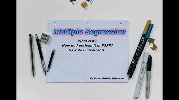 Multiple Regression Analysis using PSPP