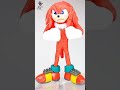 Echidna Knuckles #polymerclay #полимернаяглина #видеолепка #какслепить #sonic