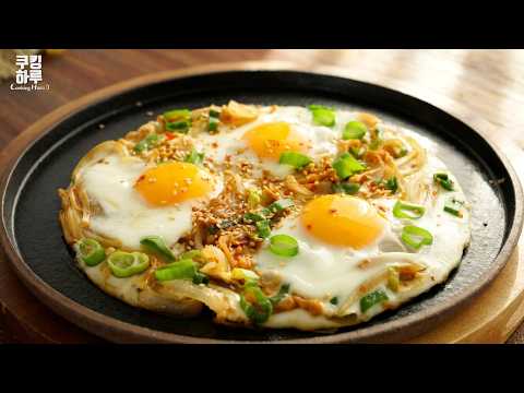 Perfect Breakfast! Amazing Egg and Mushroom Pancake!!
