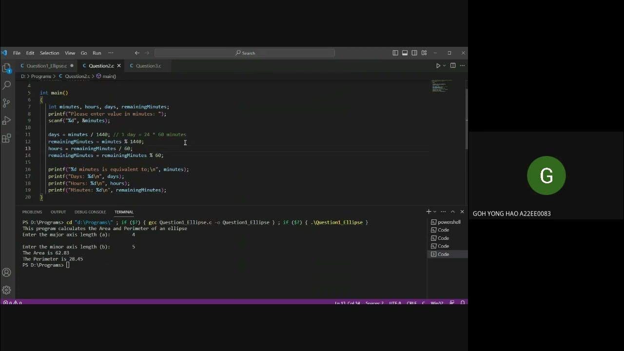 Lab Assignment 2 - C Programming Techniques - [Placeholder Name ...