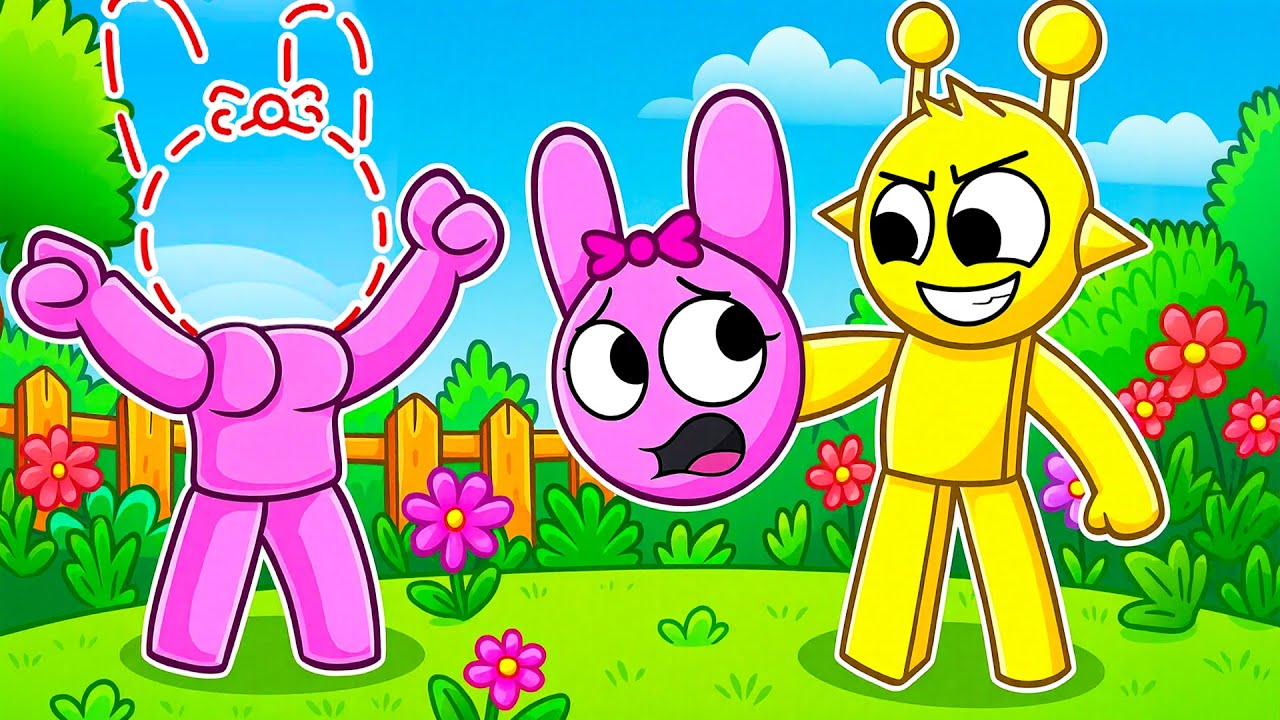 SPRUNKI FASE 2 ¡Simon y Pinki PERDIERON PARTES DE SU CUERPO en Roblox! (Incredibox)