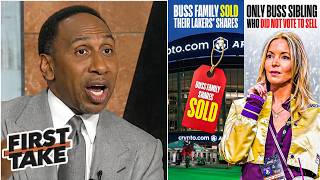 FIRST TAKE | Jeanie says NO! - Stephen A. reacts to Lakers' shocking family power struggle