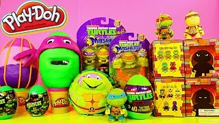 TMNT Play Doh Surprise Eggs Teenage Mutant Ninja Turtles Mashems Toys By Disney Cars Toy Club