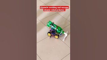 #robot #vacuum cleaner and obstacle avoiding robot#arduino uno#southeast university project fair#