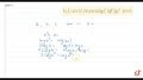If `a ,b ,c` are in G.P., then prove that `loga^n ,logb^n ,logc^n` are in A.P.