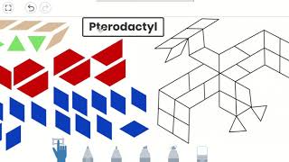 Pattern Block Dinosaurs