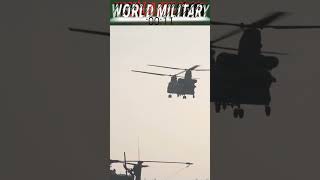 Ah-64 Apache And Ch-47 Chinook Helicopters In Action