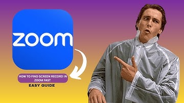 FIND SCREEN RECORD IN ZOOM FAST (Step-by-Step Guide 2025)