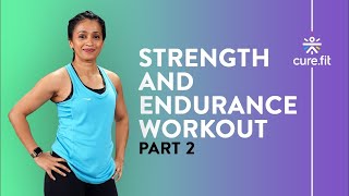 Full Body Strength & Endurance Workout | Cult Fit | No Equipment Needed | @cult.official screenshot 3