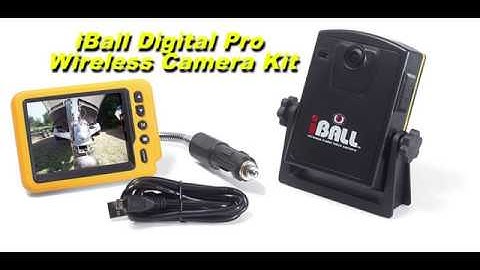iBall Digital Pro Wireless Trailer Hitch Camera--NEWEST MODEL
