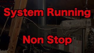HVAC System Running Non Stop