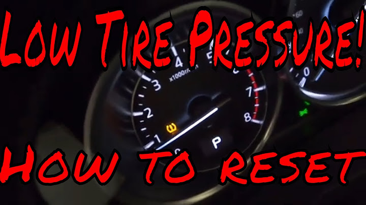Mazda 6 tire pressure light keeps coming on