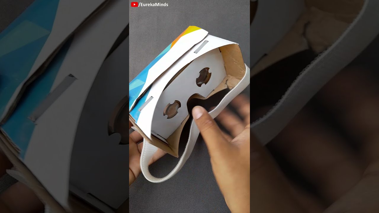 DIY cardboard VR glasses Make VR box at home how to make vr box with cardboard Virtual