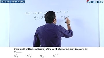 Ellipse Eccentricity Formula Explained Clearly KCET 11th Mathematics 2D Geometry Conics