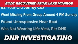 Indianapolis man s body recovered from Lake Monroe