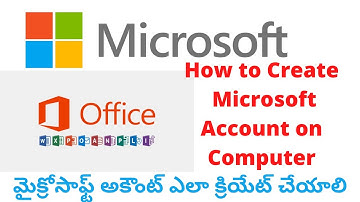 How to Create a Microsoft account free 2021 | Create Microsoft Account Free In Windows | In Telugu