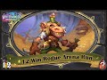 Excavating all the way to 12 wins rogue hearthstone arena run