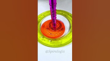 My new Spirograph Design ✍️ #spirograph #satisfying #artandcraft #trending #shorts #youtubeshorts
