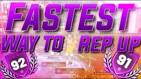 HOW TO REP UP FAST NBA 2K19! HIT 90 OVERALL IN ONE DAY! EASY MYCAREER AND MYPARK REP METHOD