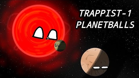 TRAPPIST-1 system timeline #astronomy #planetballs #animation