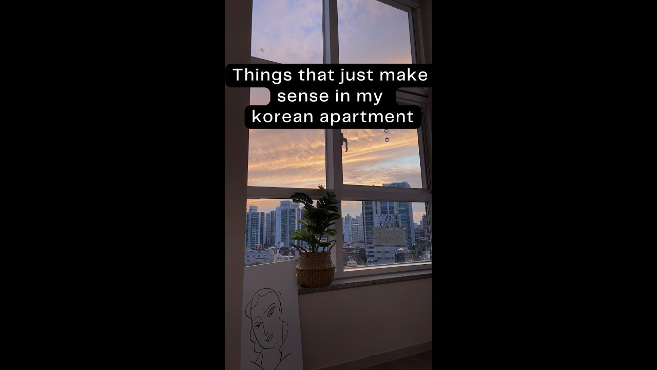 Things that just make sense in my korean apartment 🇰🇷☀️ #shorts