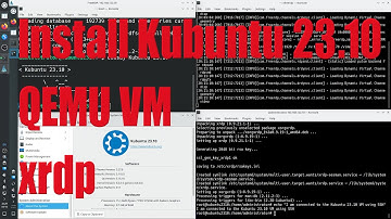 Install Kubuntu 23.10, xrdp in QEMU VM tutorial for beginners - September 2023 - 9ec38a2b